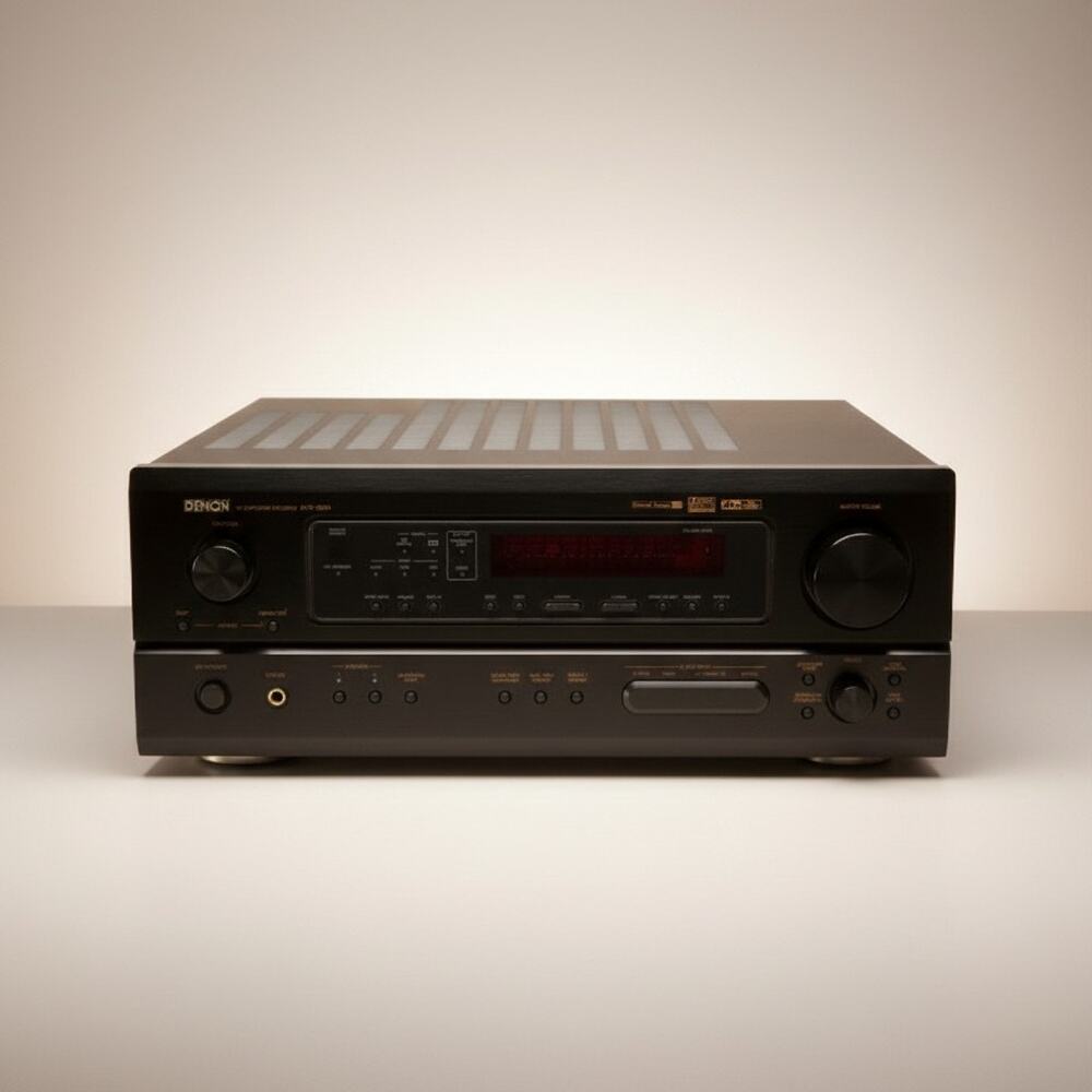 Denon AVR-1804 A/V Receiver Black 5.1 Channel Dolby Digital DTS Japan Amp